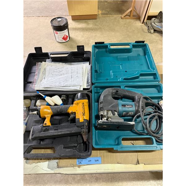 Bostich nail gun & Makita jigsaw