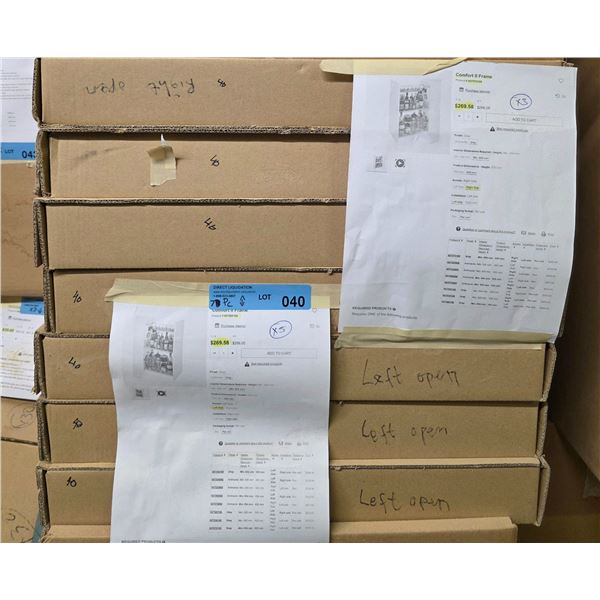 7 Pc - Comfort 2 Wire frame organizers - Wholesale Value: $1,800