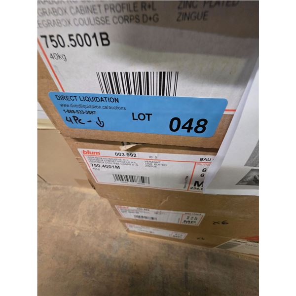 (41) Blum Legrabox undermount drawer slides (x18 -16") / (x5 - 20") - Wholesale Value: $1,400