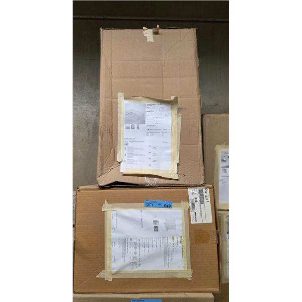 2 Pc - (9) Thick wire basket & Rev-A-Shelf pull-out hamper - Wholesale Value: $560