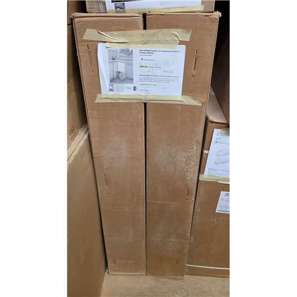 2 Pc - Rev-A-Shelf single tier organizer for blind corner cabinet - Wholesale Value: $730