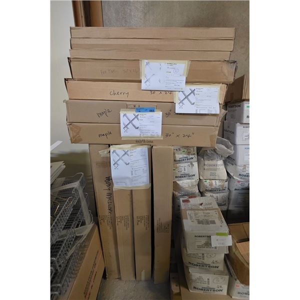 11 Pc -Solid Wood  Wine Rack Lattice - Various sizes / finishes - Wholesale Value: $1,200