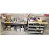 Image 1 : Workbench & Dolly w/ contents - Includes sanders, heat gun, screw caps, etc.