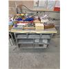 Image 2 : Workbench & Dolly w/ contents - Includes sanders, heat gun, screw caps, etc.