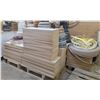 Image 3 : Pallet - Large group of white melamine cabinet box parts