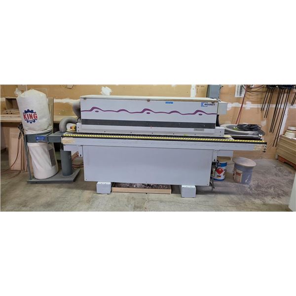 Brandt Optimat KD-53 Edge bander & King 1hp Dust Collector w/ Helmitherm Glue (40kg) - Tested & Work