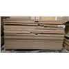Image 2 : Pallet - (x16) 3/4" Rift Cut White Oak 4x8" MDF Sheets + Large sized off-cuts
