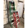 Image 1 : 2 Pc - Fiberglass ladders - (4' & 6')