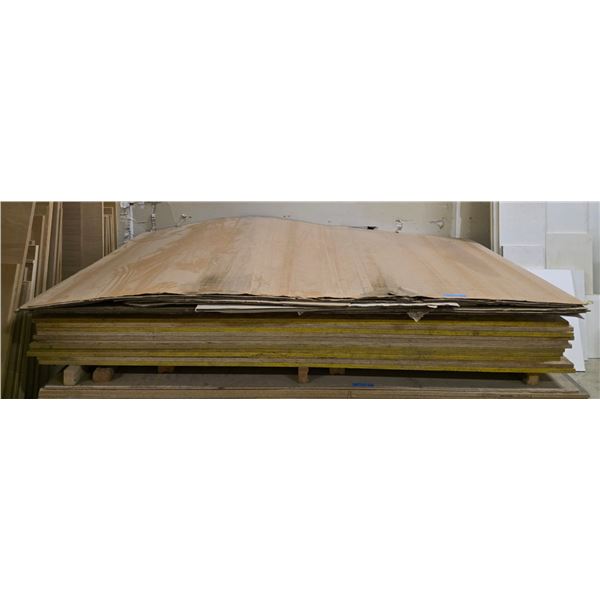 3/4" plywood strips (15.5x96") + Off-cuts