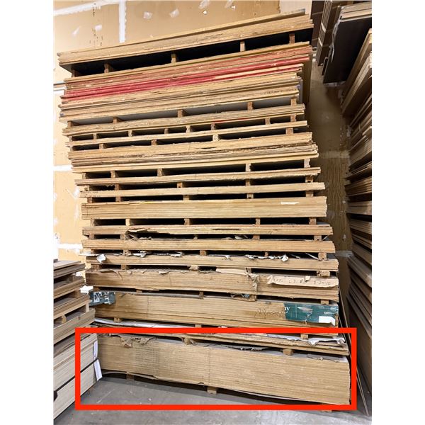 18 Pc - 4x8' Gray Melamine sheets (5/8")