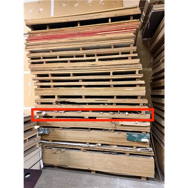 4 Pc - 4x8' Maple Veneer MDF core sheets (3/4"