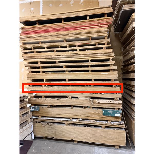 5 Pc - 4x8' Quarter Cut White Oak Veneer Plywood core sheets (3/4")