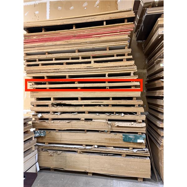 3 Pc - 4x8' Maple Veneer MDF core sheets (3/4")
