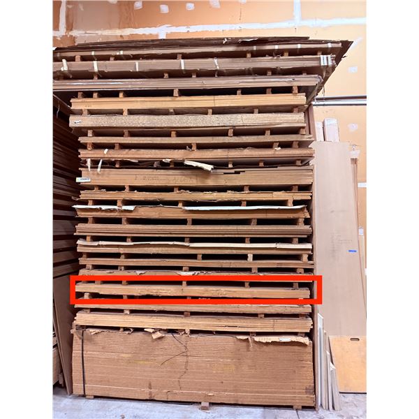 3 Pc - 4x8' White Melamine MDF core sheets (3/4")