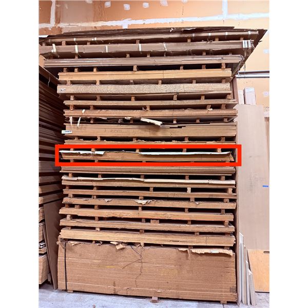 6 Pc - 4x8' EW Hemlock Veneer MDF core sheets (3/4")