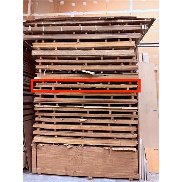 4 Pc - 4x8' Walnut Veneer MDF core sheets (3/4")