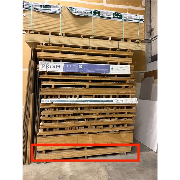 8 Pc- 4x8' MDF Faced Plywood core sheets (3/4")