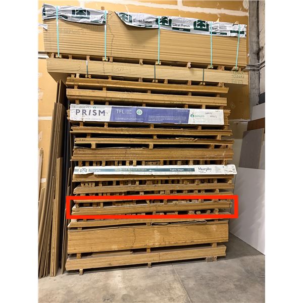 9 Pc - 4x8' Maple Melamine sheets (5/8")