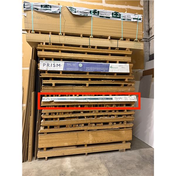 11 Pc - 4x8' Walnut Veneer Plywood core sheets (3/4")