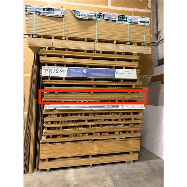 11 Pc - 4x8' Black Melamine sheets (5/8")