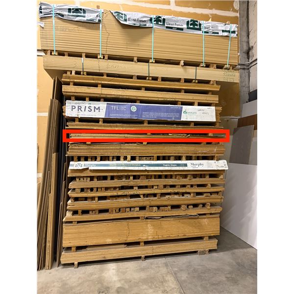 2 Pc - 4x8' Black Melamine sheets (3/4")