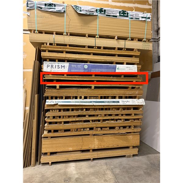 4 Pc - 4x8' Black Melamine sheets (5/8")