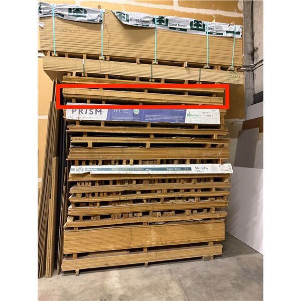 6 Pc - 4x8' Quarter Cut Cherry Veneer MDF core sheets (3/4")