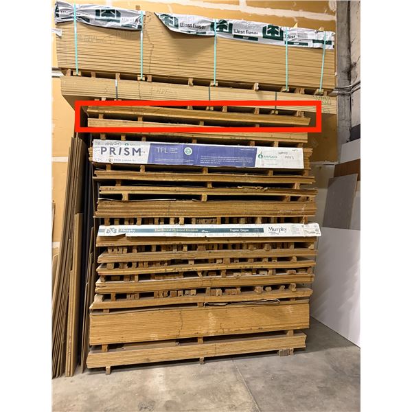 11 Pc - 4x8' MDF sheets (1/4")