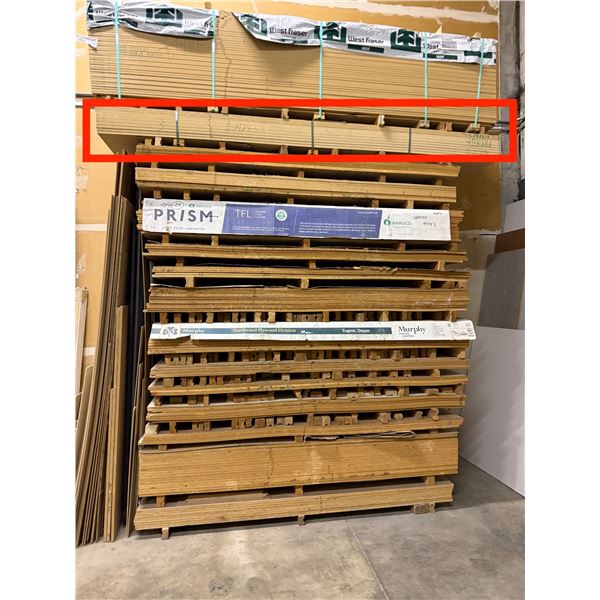 10 Pc - 4x10' MDF sheets (3/4")