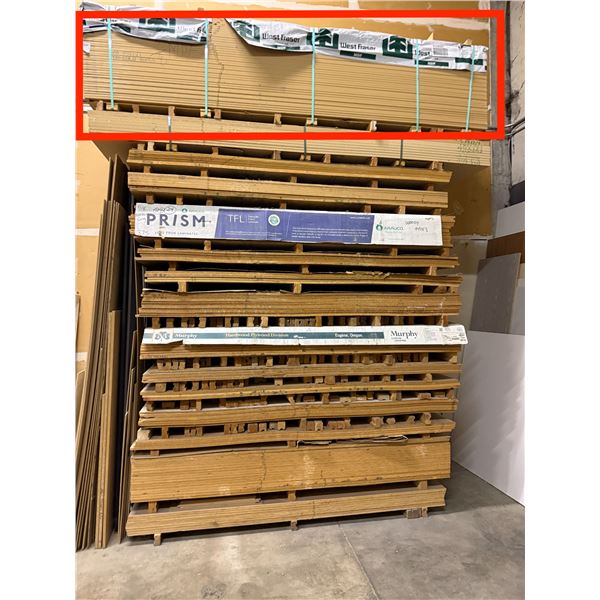 40 Pc - 4x10' MDF sheets (5/8")