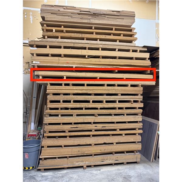 5 Pc - 4x10' MDF sheets (5/8")