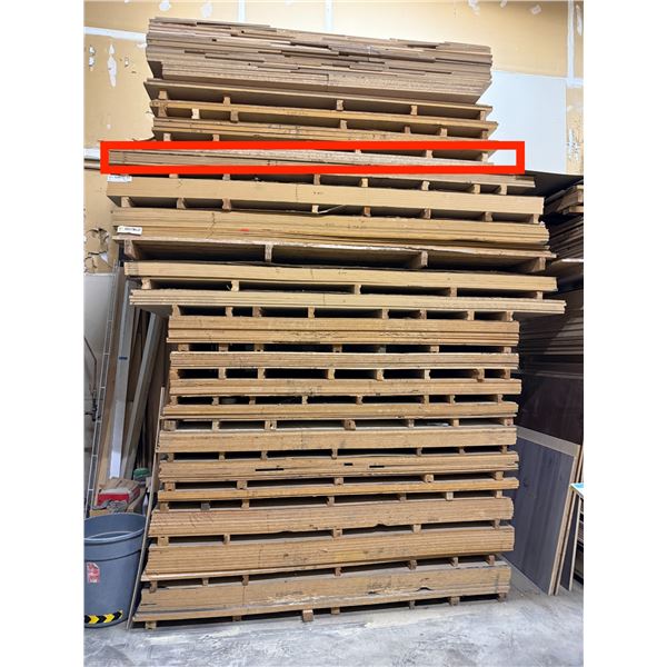 1 Pc - 4x9' Black Laminate MDF core sheet - (3/4")