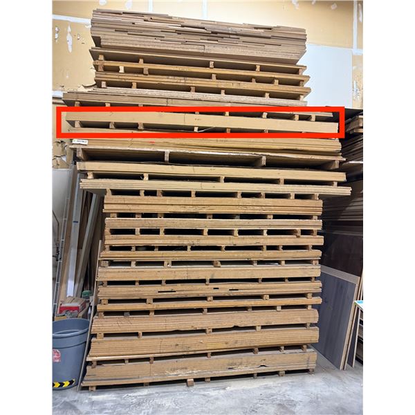 8 Pc - 4x10' MDF sheets (5/8")