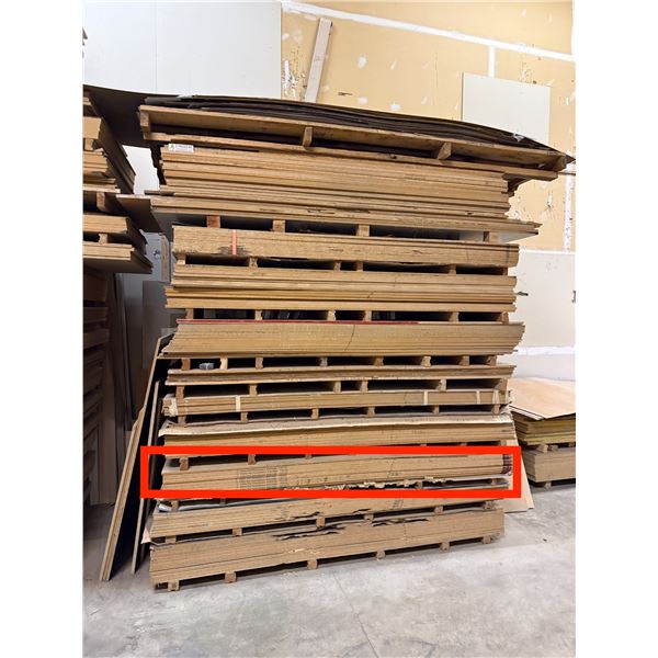 10 Pc - 4x8' White Melamine sheets (5/8")