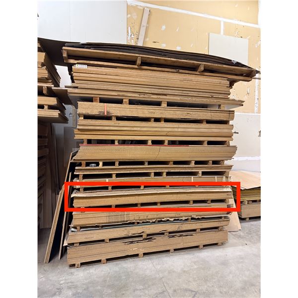 8 Pc - 4x8' White Melamine sheets (3/4")