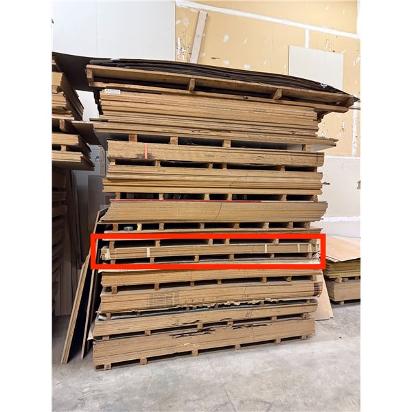 5 Pc - 4x8' A-1 Quarter Cut Vertical Grain Fir Veneer MDF core sheets (3/4")