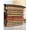 Image 1 : 5 Pc - 4x8' A-1 Quarter Cut Vertical Grain Fir Veneer MDF core sheets (3/4")