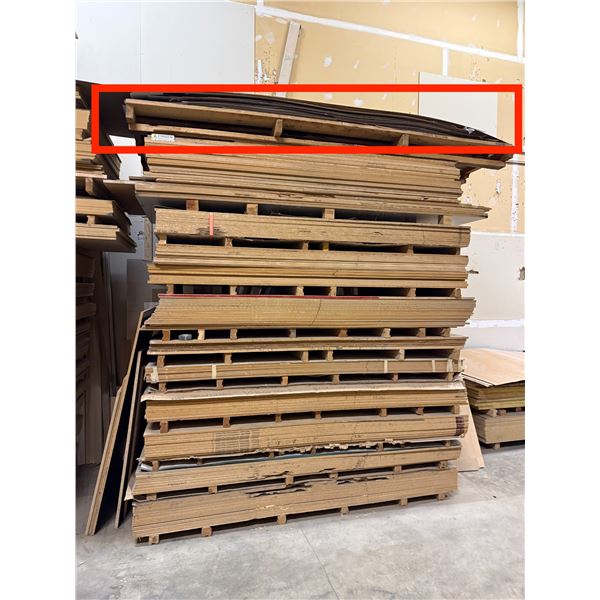 Group - Misc. Assorted 4x8' Laminate sheets - Various colors & finishes