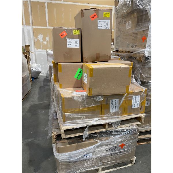 Pallet of assorted Dry foods - includes Jalapeno Granules, Red bell pepper powder, spinach crusher &