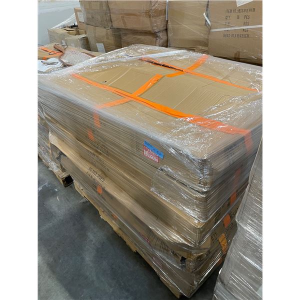 Pallet of wooden fishing nets