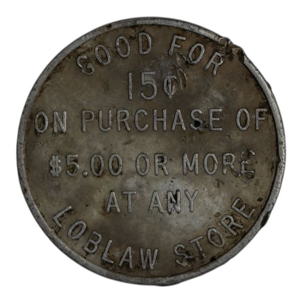 Canada 15 Cents on Purchase of $5.00 Loblaw Store Merchant Token