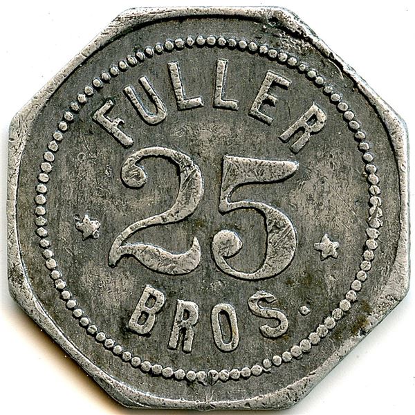 Canada Arkona Lambton Co. Ontario. Fuller Bros. Merchant Token 36-E-C