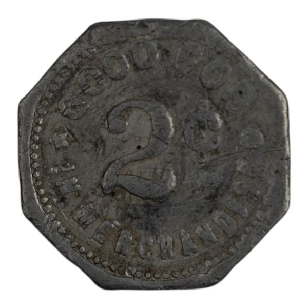 Canada Ayr Ontario 2 Cents The Gilchrist Ramsay Co Merchant Token 60-D-G