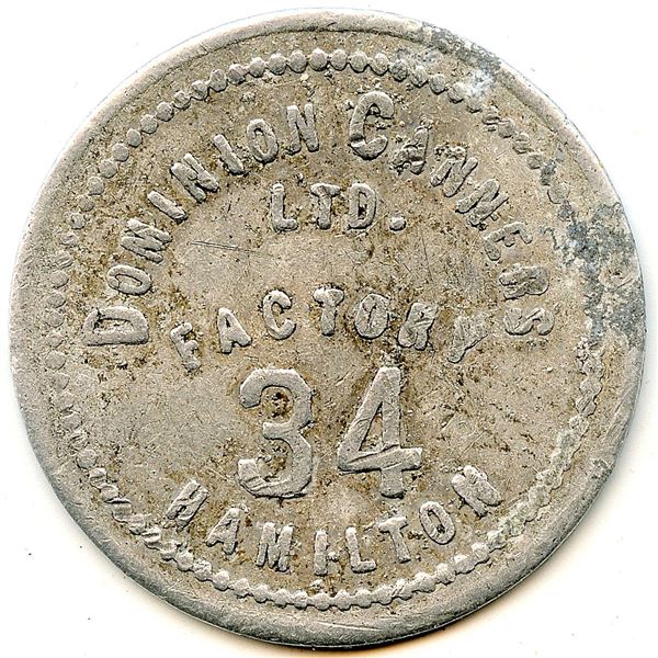 Canada Bloomfield Prince Edward Co. Ontario. Dominion Canners. Merchant Token 103-A-B