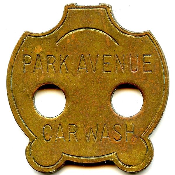 Canada Chatham Kent Co. Ontario. Park Avenue Car Wash. Car Wash Token