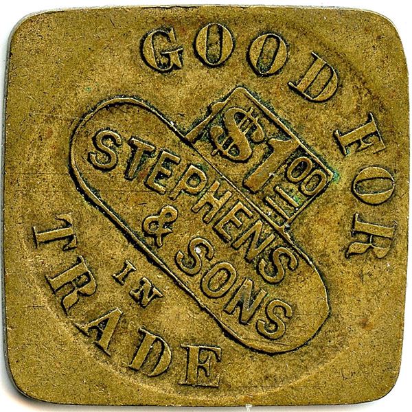 Canada Glencairn Simcoe Co. Ontario. Stephens & Sons. Merchant Token 416-A-A