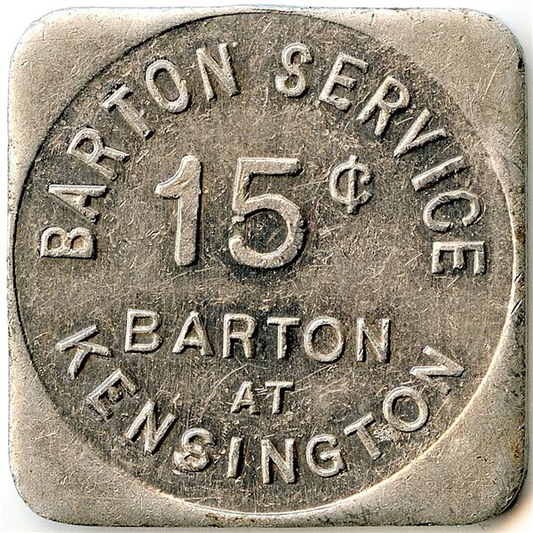 Canada Hamilton Wentworth Co. Ontario. Barton Service. Merchant Token 464-AN-E