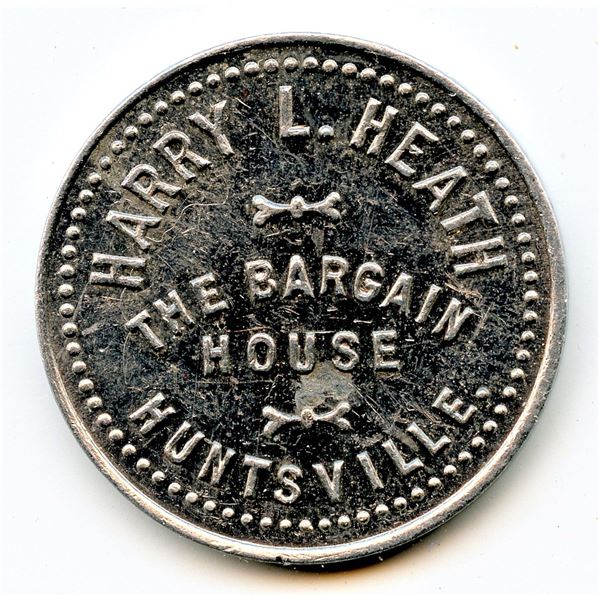 Canada Huntsville Muskoka Dist. Ontario. Harry L. Heath. Merchant Token 508-C-D