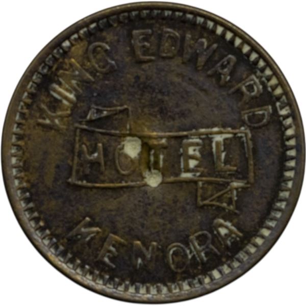 Canada Kenora Ontario 5 Cent King Edward Hotel Merchant Token 536-B-E