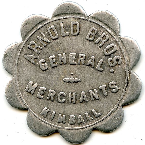 Canada Kimball Lambton Co. Ontario. Arnold Bros. Merchant Token 544-B-C